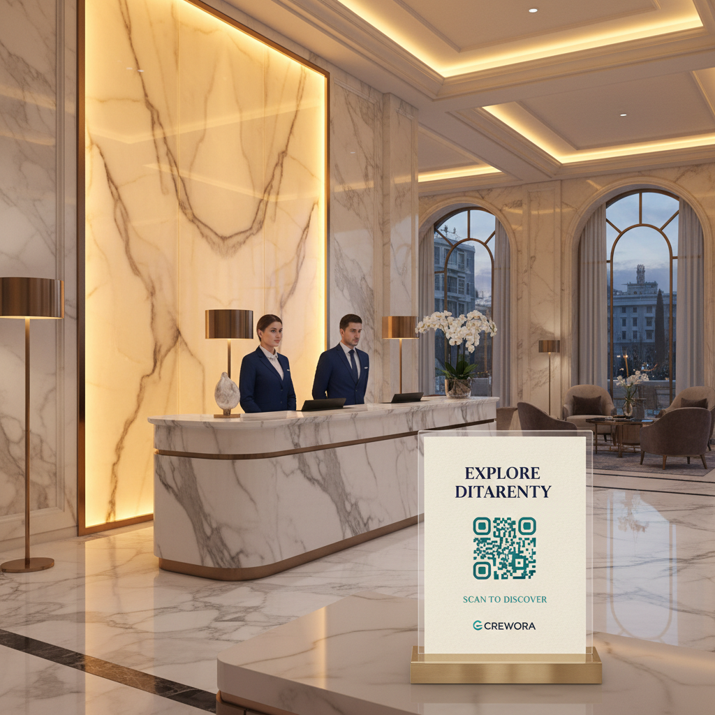 Crewora hotel partnership: premium concierge experience card